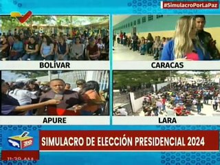 Apure | Ciudadanos destacan la importancia de la participación en el simulacro electoral 2024