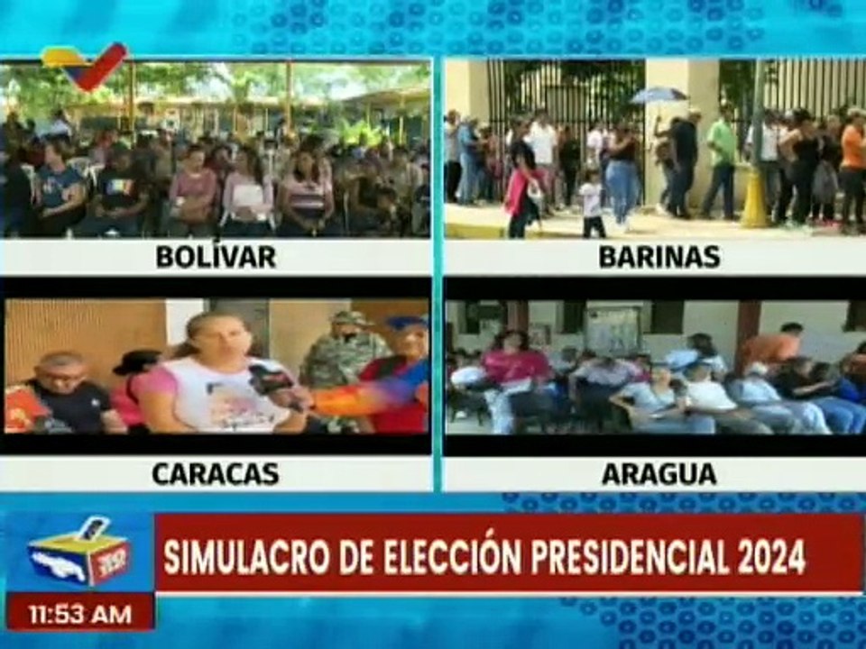 Caraqueños destacan importancia de la participación ciudadana en el simulacro electoral 2024
