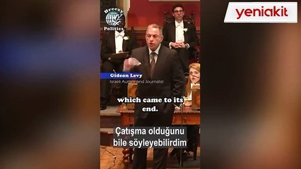 İsrailli gazeteci Gideon Levy İsrail rejimine tepki gösterdi: Yeryüzündeki en zalim en gaddar tiranlık