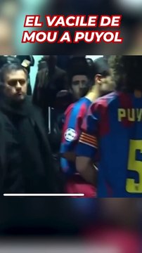 El vacile de Mou a Puyol en el túnel de vestuarios