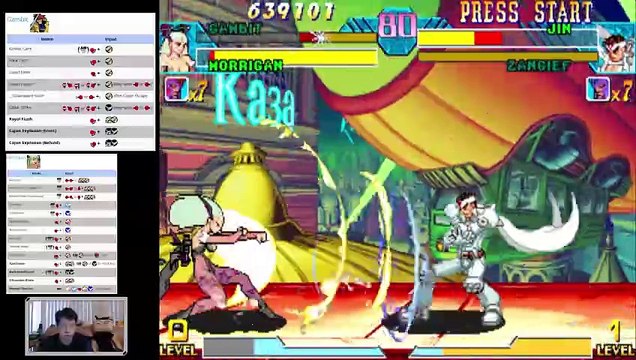 (ARC) Marvel vs Capcom - 13 - Gambit and Morrigan - Lv Expert