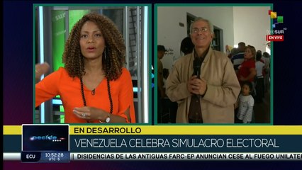 ¡Aquí está un pueblo! Filas abarrotadas para participar en simulacro