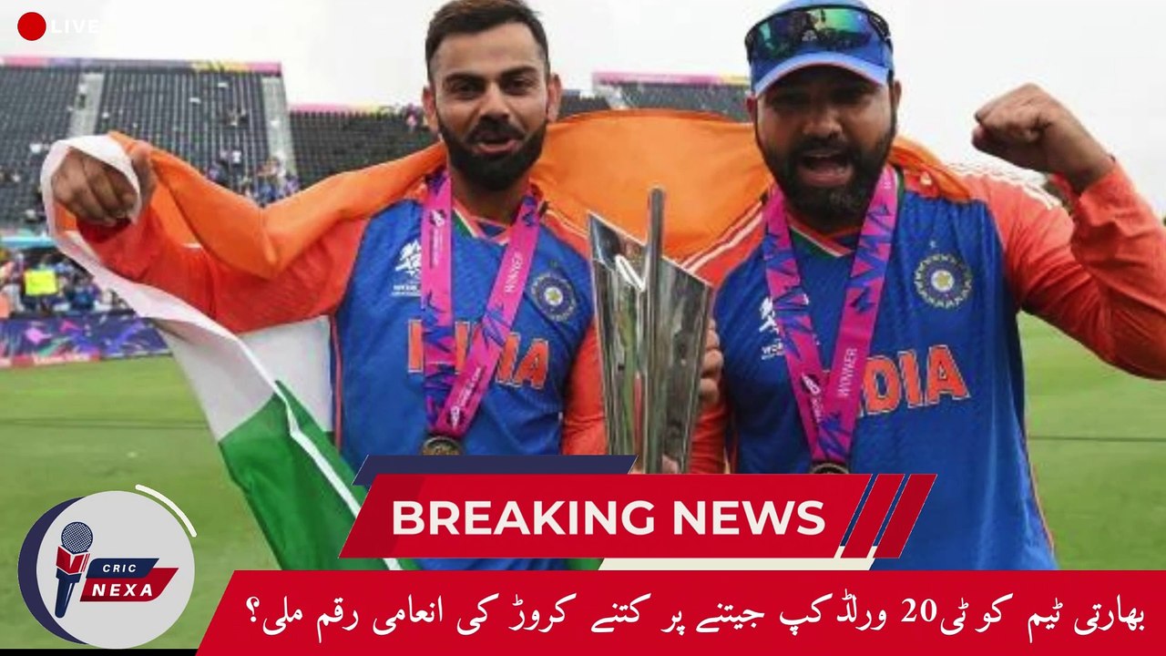 India Won T20 World Cup 2024| Record Prize Money and Historic Victory| Cric Revels