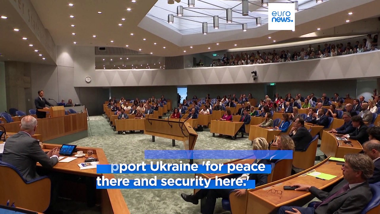 Outgoing Dutch PM Mark Rutte urges support for Ukraine, EU and NATO