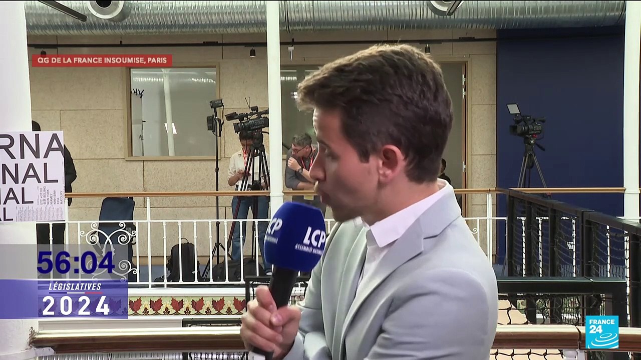 Législatives : au QG des Insoumis, "on espère que la forte participation profitera à la gauche unie"