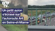 Seine-et-Marne: trois morts dans le crash d'un petit avion de tourisme sur l'A4