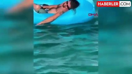 Saros Körfezi'nde deniz yatağında uyuyan tatilci kurtarıldı