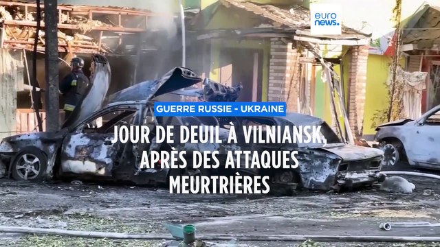 Guerre Russie - Ukraine : jour de deuil dans la région de Zaporijjia, après des attaques meurtrières