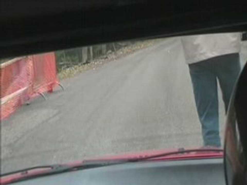 RALLYE DU FLORIVAL 2008 THIERRY LIGIBEL CAMERA EMBARQUEE es4