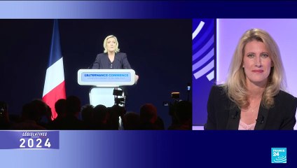 Législatives : "la démocratie a parlé", estime Marine Le Pen, réélue dès le premier tour