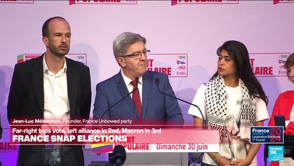 France Unbowed's Jean-Luc Mélenchon: New Popular Front 'the only alternative'