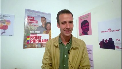 Alexis Chaussalet : "Notre programme est le seul qui est en mesure de répondre aux attentes de la population"