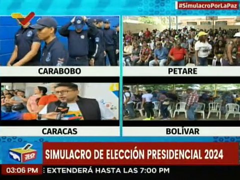 Caraqueños hacen un llamado al pueblo a participar en el simulacro electoral