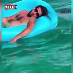 Deniz yatağında uyuyan tatilci 2 mil uzaklıkta bulundu! Halen uyuyordu...