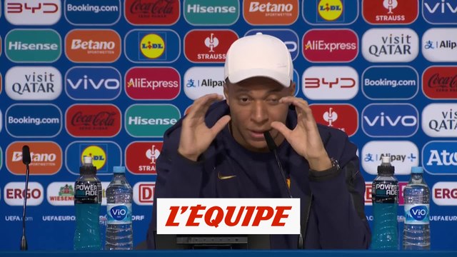 Mbappé, sur le masque qu'il doit porter : « C'est une horreur absolue » - Foot - Euro - Bleus