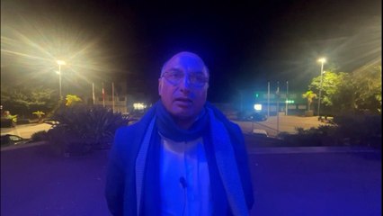 Arrivé en tête, Joseph Rivière (RN) s'exprime