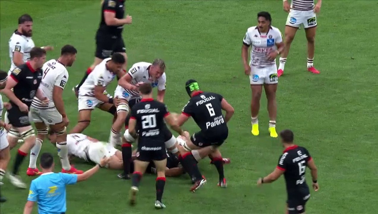 TOP 14 - Essai de Thomas RAMOS 2 (ST) - Stade Toulousain - Union Bordeaux-Bègles