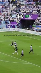 A huge upset! Argentina vs Saudi Arabia