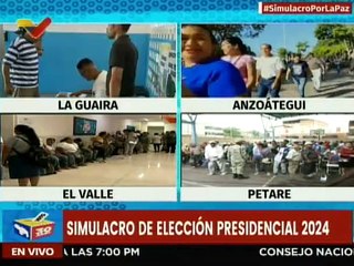 Pueblo del edo. Anzoátegui sale con alegría y amor a participar en el simulacro electoral