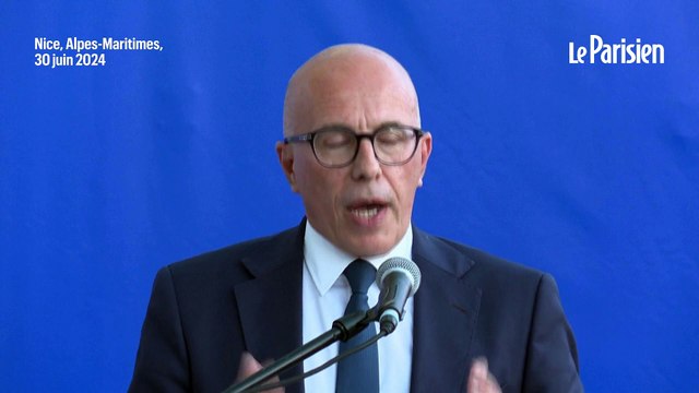 Législatives : La menace d'extrême gauche est réelle , selon Eric Ciotti