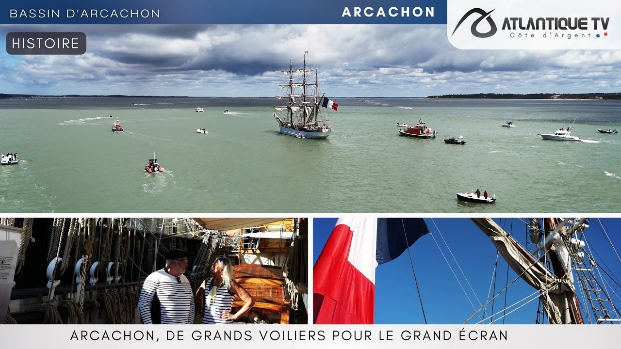Arcachon, de grands voiliers pour le grand écran