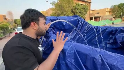 Ducky bhai made swimming pool in revo dala