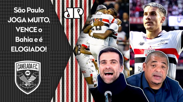 O São Paulo DEITOU E ROLOU! DEU UMA PORRADA no Bahia, e EU FAÇO QUESTÃO de FALAR que...