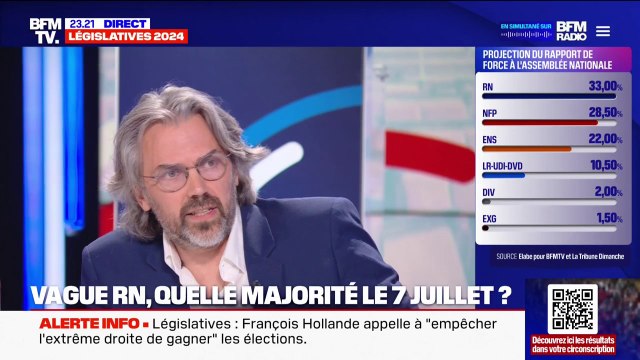 Législatives: Aymeric Caron (NFP) ne prend pas position sur le résultat dans la circonscription de Raquel Garrido (LFI), non-investie par le Nouveau Front populaire