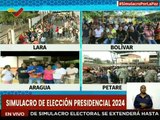 Féminas del edo. Aragua confían plenamente en el CNE y participan en el simulacro electoral del 30-J