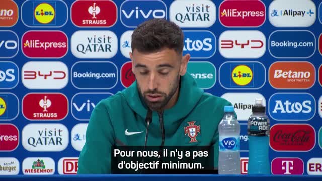 Portugal - Bruno Fernandes : Il n'y a pas d'objectif minimum