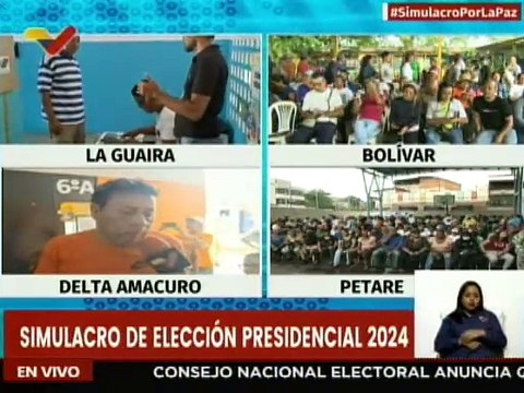 Delta Amacuro | Ciudadanos participan masivamente en el simulacro electoral