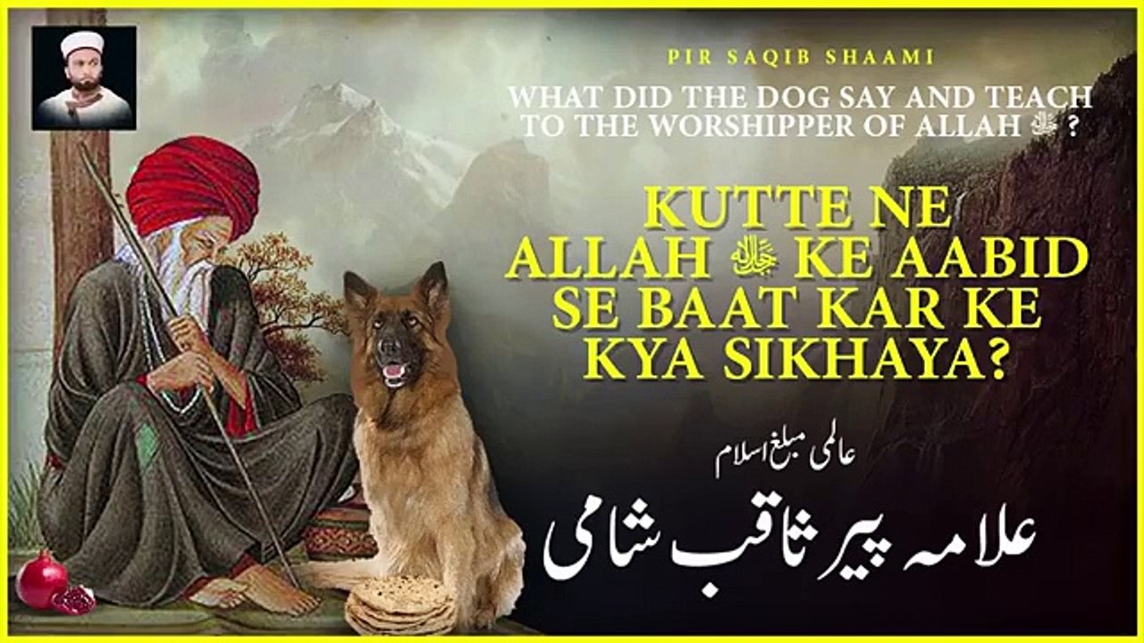 Kutte ne Allah ﷻ ke Aabid se baat kar ke kya sikhaya_ - Pir Saqib Shaami    Title (Urdu): کتے نے الله ﷻ کے عابد سے بات کرکے کیا سیکھایا؟ - پیر ساقب شامی  Title (Arabic): ماذا علم الكلب من عابد الله ﷻ؟ - الشيخ پیر ساقب شامی  Title (French): Qu'a appris le