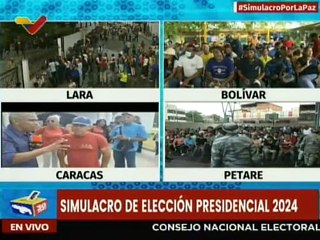 Caraqueños invitan a los jóvenes a participar en el simulacro para familiarizarse con el proceso electoral