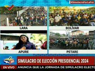 Apureños destacan de rápido el proceso de votación en este simulacro electoral del 30-J