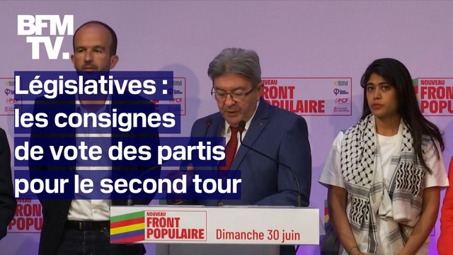 Législatives: les consignes de vote des partis pour le second tour
