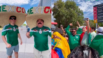 La afición mexicana comienza a llegar previo al duelo contra Ecuador en los cuartos de Copa América 2024