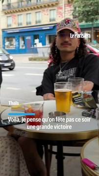 Les électeurs de gauche réagissent au résultat du premier tour des élections législatives.