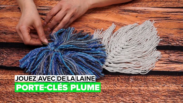 Jouez avec de la laine : le porte-clés doux comme la plume