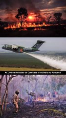 KC-390 em Missões de Combate a Incêndio no Pantanal