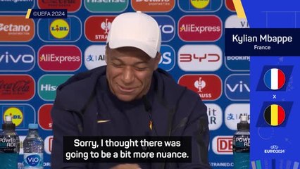 Download Video: 'Why aren't you scoring for France?' - Mbappe laughs off journalist's question