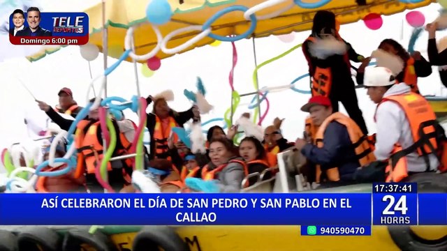 Así celebraron los pescadores el Día de San Pedro y San Pablo en el Callao