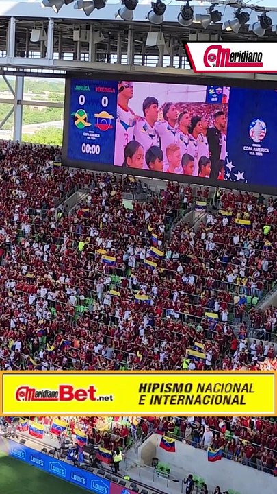 Copa América: Así sonó el himno de Venezuela rpevio al duelo con Jamaica