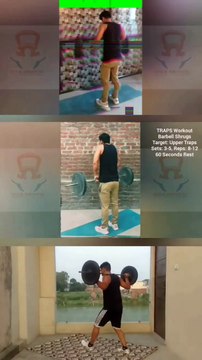 3 Best FULL BODY Workouts with BARBELL at Home & Gym #heermlgangaputra #naturalbodybuilding #workout #exercise #fitness #muscle #training #tips