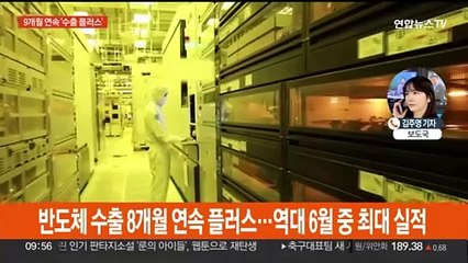 수출 9개월째 플러스…상반기 9.1%↑