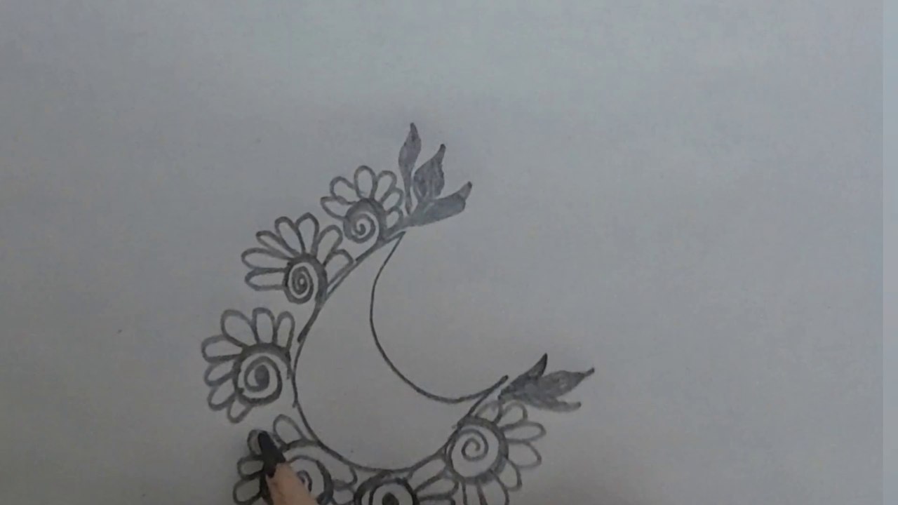Simple and elegant mehendi tutorial