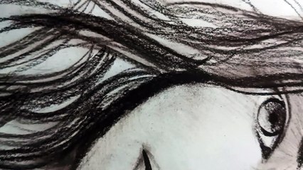 Pencil shading portrait making