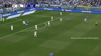 England vs Slovakia - Euro 2024 Round Of 16 - Imaginary Highlights #shorts
