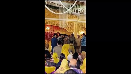 Hadiri Perkawinan, Bacagub Sumsel H Mawardi Yahya Tumbang