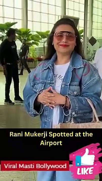 Rani Mukerji, Manushi Chhillar and Kriti Sanon Spotted at Airport Viral Masti Bollywood
