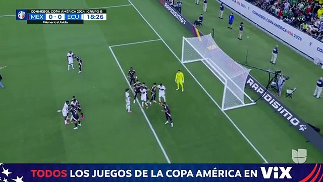 México 0-0 Ecuador Copa América 2024 - J3 ¡CUIDADO! Julio evita un susto para México